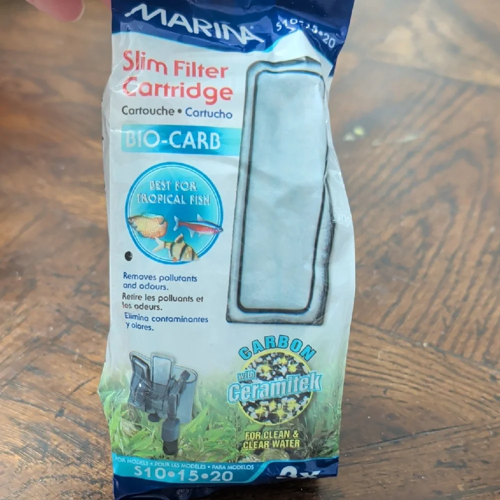Marina Slim Filter Cartridge for Tropical Fish Pack Of 3